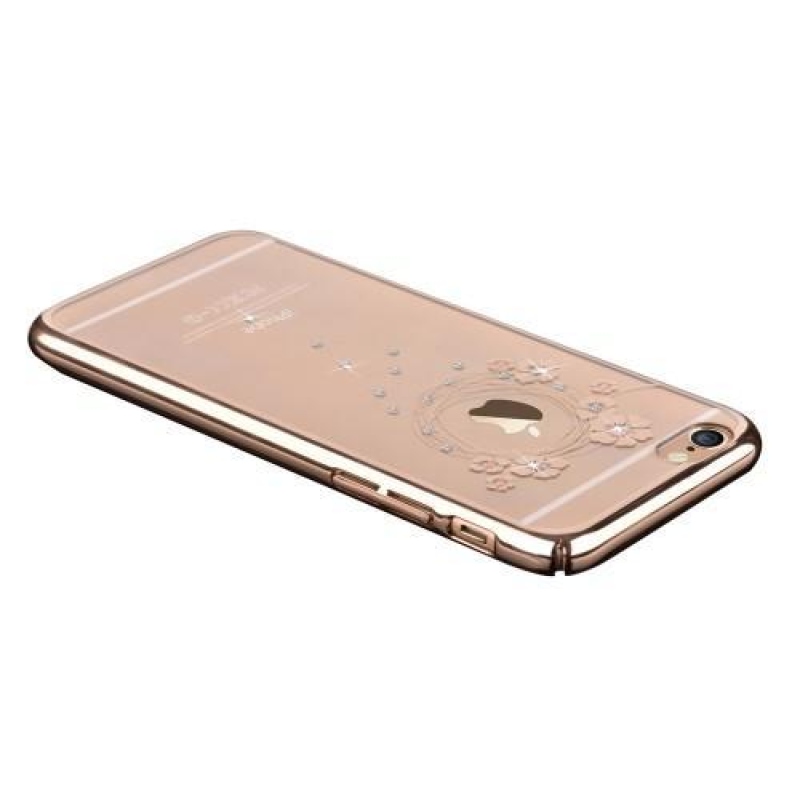 Garl kristály műanyag tok iPhone 6s Plus és 6 Plus készülékhez - arany színben