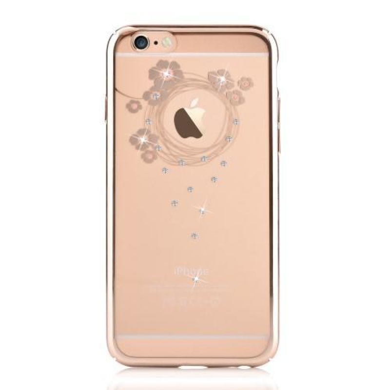 Garl kristály műanyag tok iPhone 6s Plus és 6 Plus készülékhez - arany színben