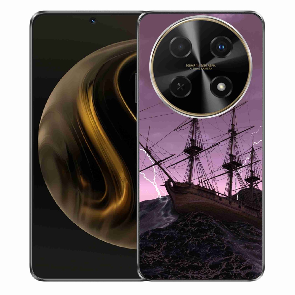 Gél borítás mmCase a Huawei Nova 12i számára - hajó a viharban