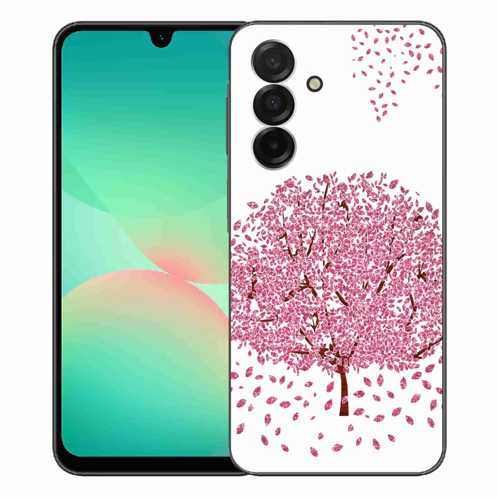 Zselés borítás mmCase Samsung Galaxy A26 5G - rajzfilmfa levelekkel