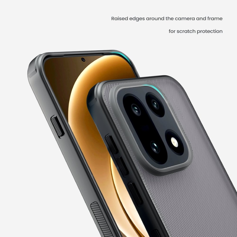 Nillkin Super Frosted PRO hátlap OnePlus 15 átlátszó fekete színhez