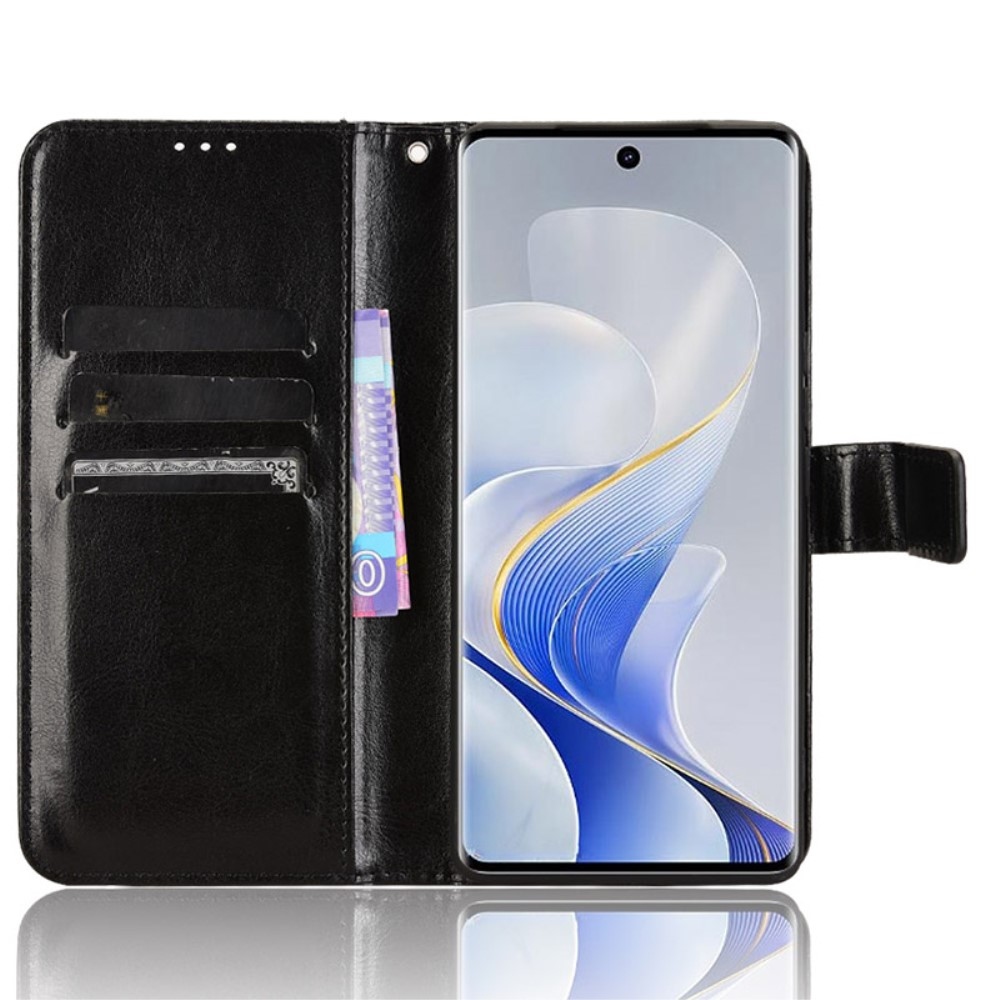 Őrült könyv tok a Vivo V40 5G készülékhez - fekete