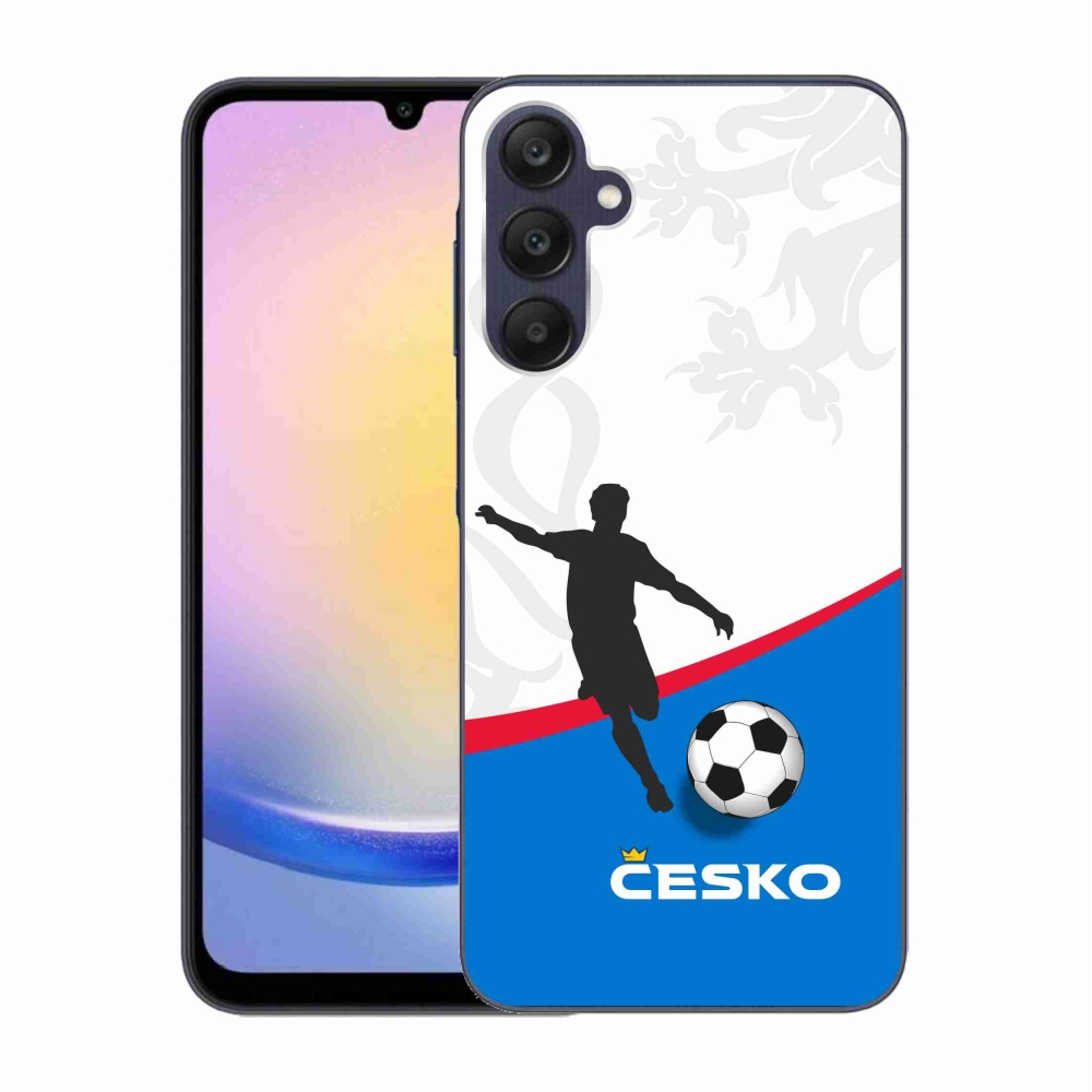 Gél borítás mmCase Samsung Galaxy A25 5G - foci Csehország 1