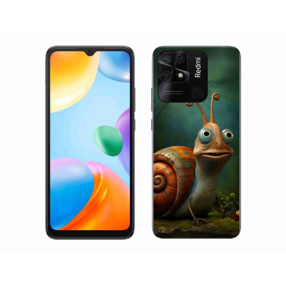 Gél borítás mmCase a Xiaomi Redmi 10C-hez - csiga