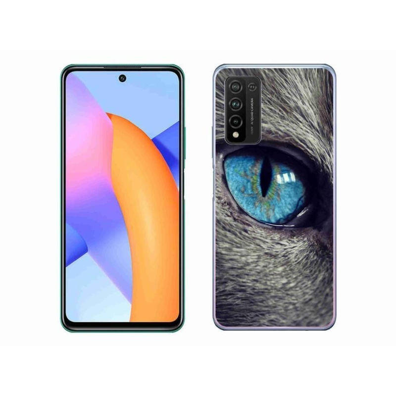 Gél tok mmCase a Honor 10X Lite készülékhez - kék macskaszem