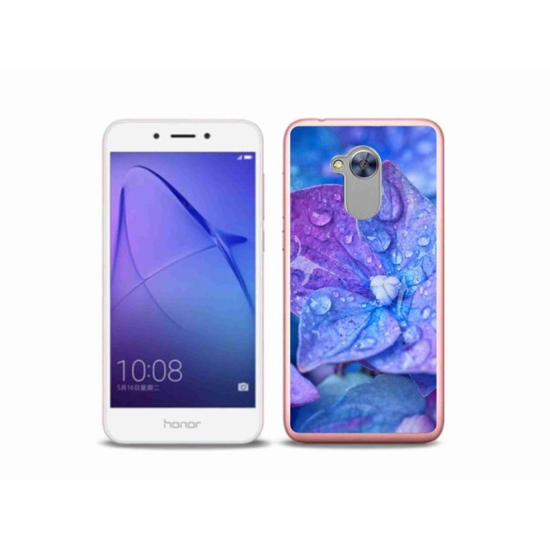 Gél tok mmCase a Honor 6A készülékhez - lila virág