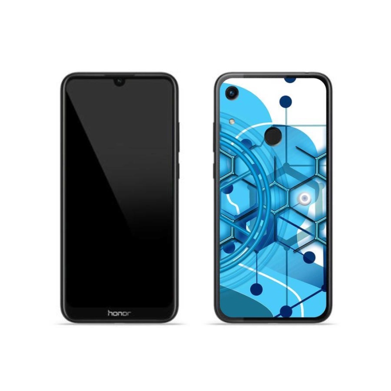 Gél tok mmCase a Honor 8A számára - absztrakt minta 2