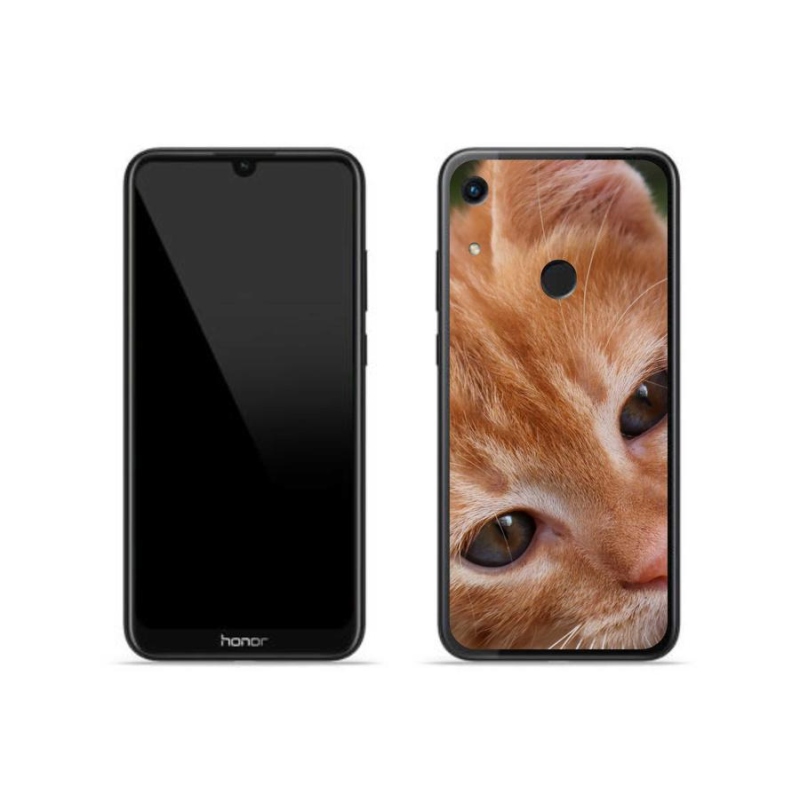 Gél tok mmCase a Honor 8A számára - piros cica