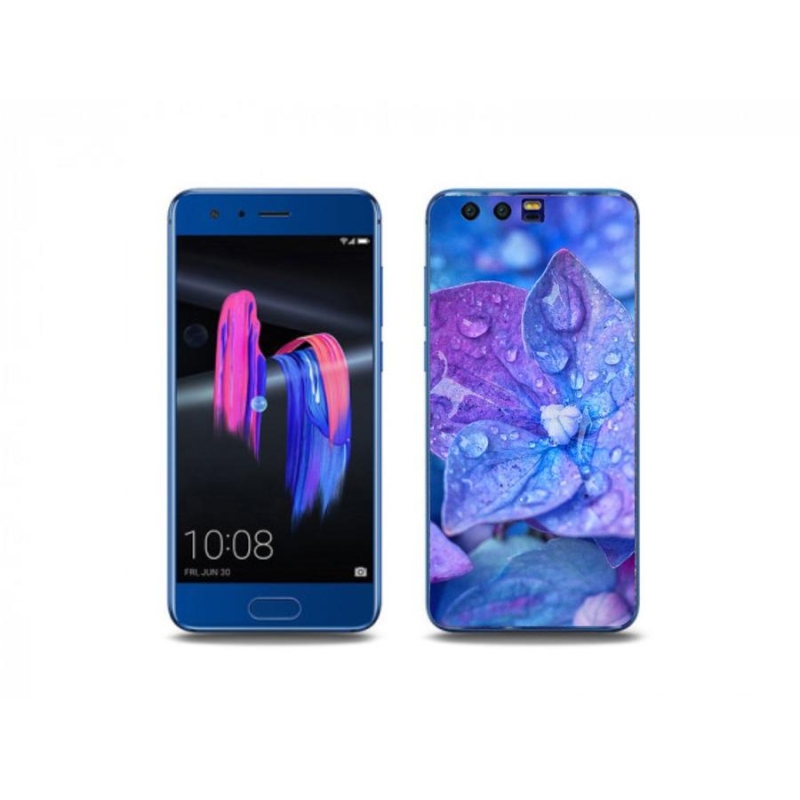 Gél tok mmCase a Honor 9-hez - lila virág