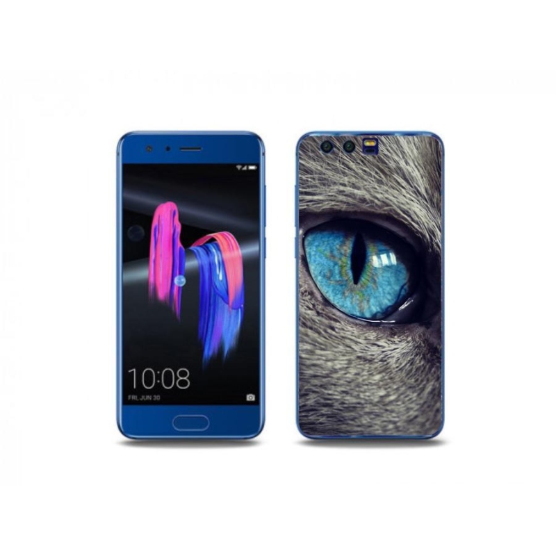 Gél tok mmCase a Honor 9-hez - kék macskaszem