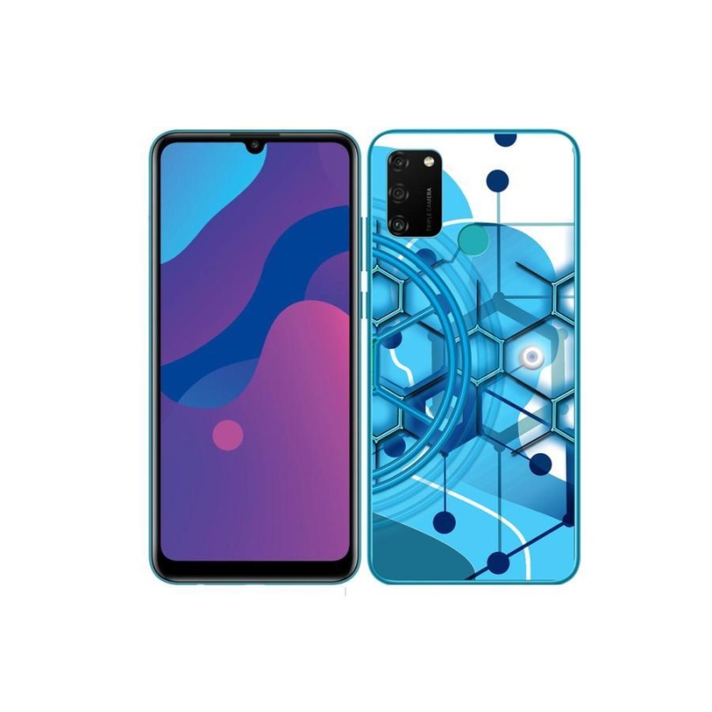 Gél tok mmCase a Honor 9A számára - absztrakt minta 2