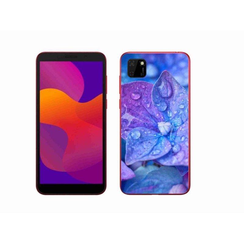 Gél tok mmCase a Honor 9S-hez - lila virág