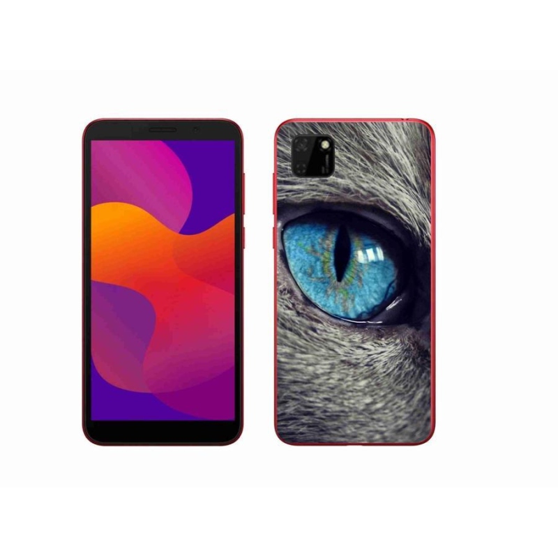 Gél tok mmCase a Honor 9S-hez - kék macskaszem