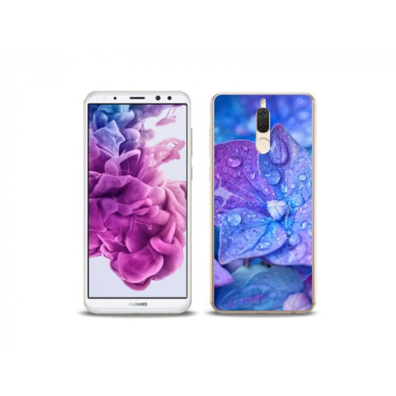 Gél tok mmCase a Huawei Mate 10 Lite készülékhez - lila virág