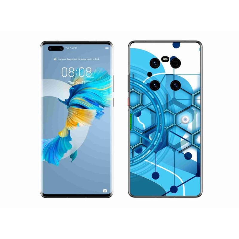 Gél tok mmCase a Huawei Mate 40 Pro-hoz - absztrakt minta 2