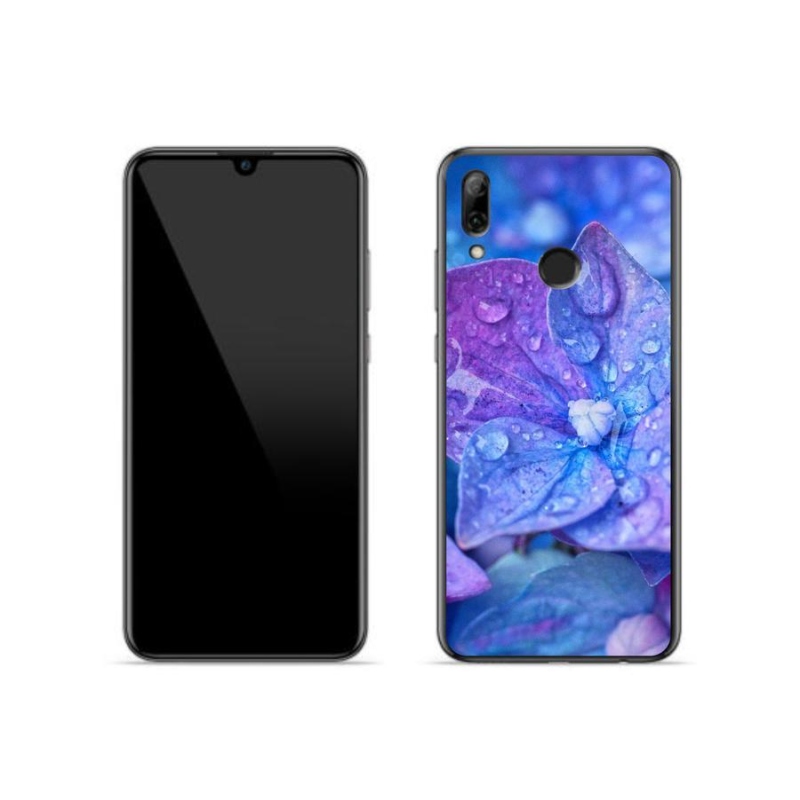 Gél tok mmCase a Huawei P Smart (2019) - lila virág