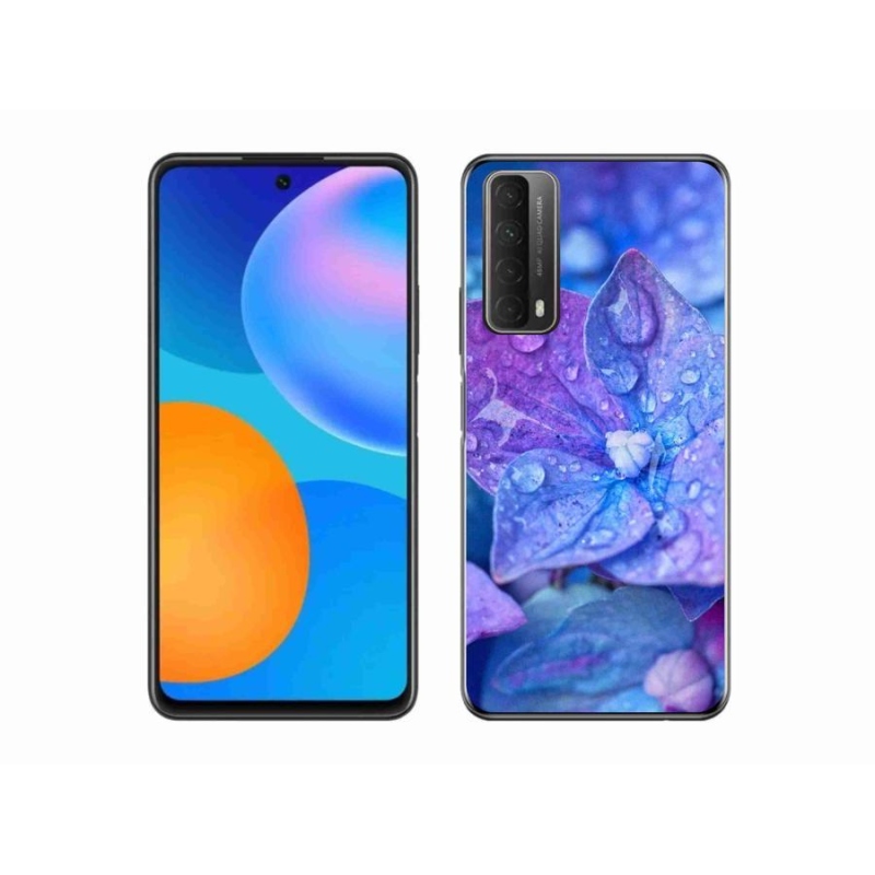 Gél tok mmCase a Huawei P Smart (2021) - lila virág