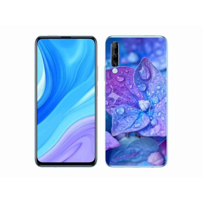 Gél tok mmCase a Huawei P Smart Pro (2019) számára - lila virág