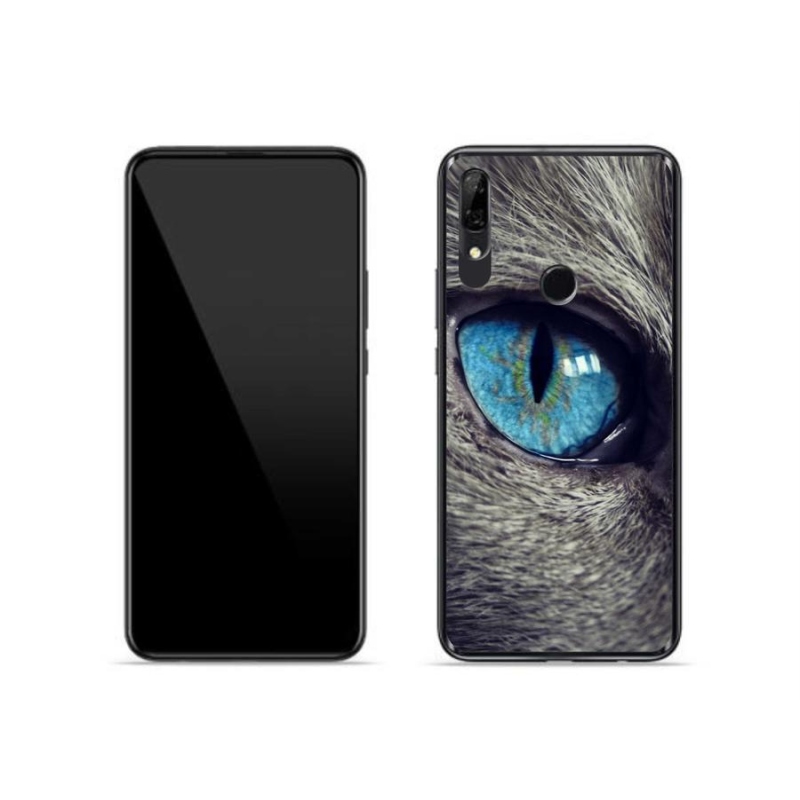 Gél tok mmCase a Huawei P Smart Z készülékhez - kék macskaszem