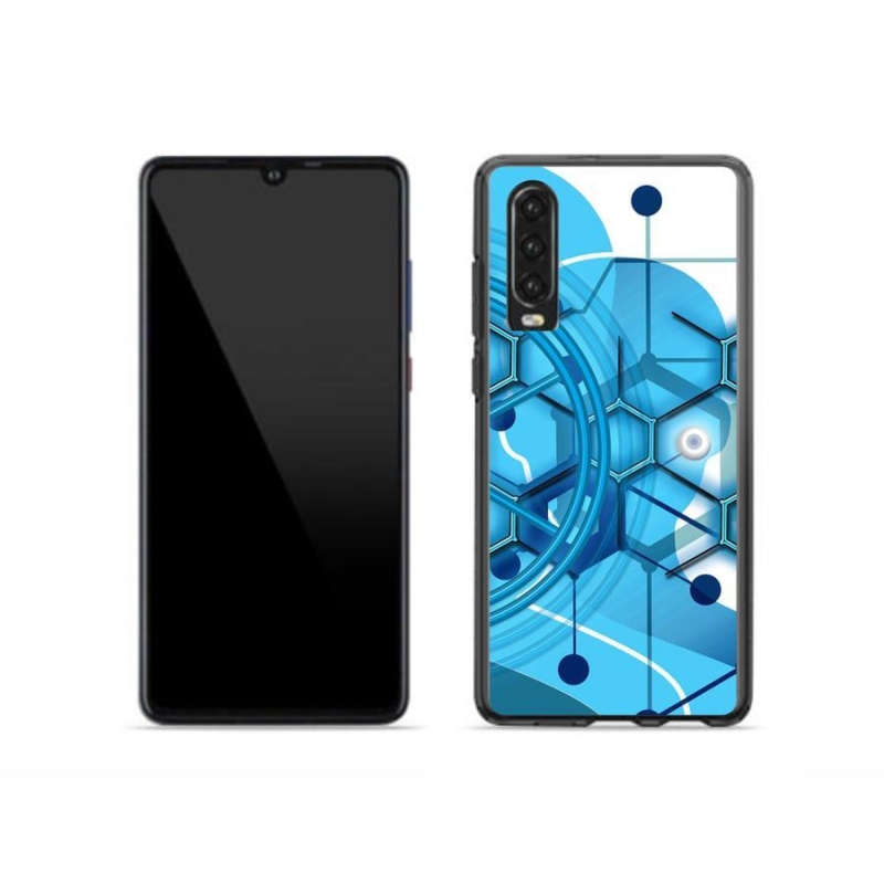 Gél tok mmCase a Huawei P30-hoz - absztrakt minta 2