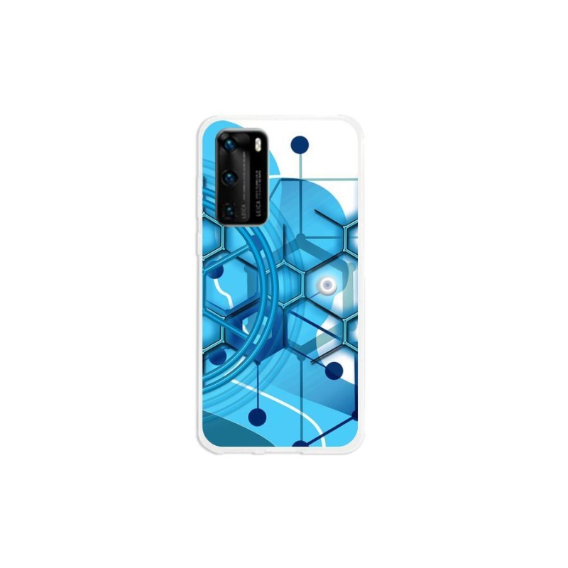 Gél tok mmCase a Huawei P40 készülékhez - absztrakt minta 2