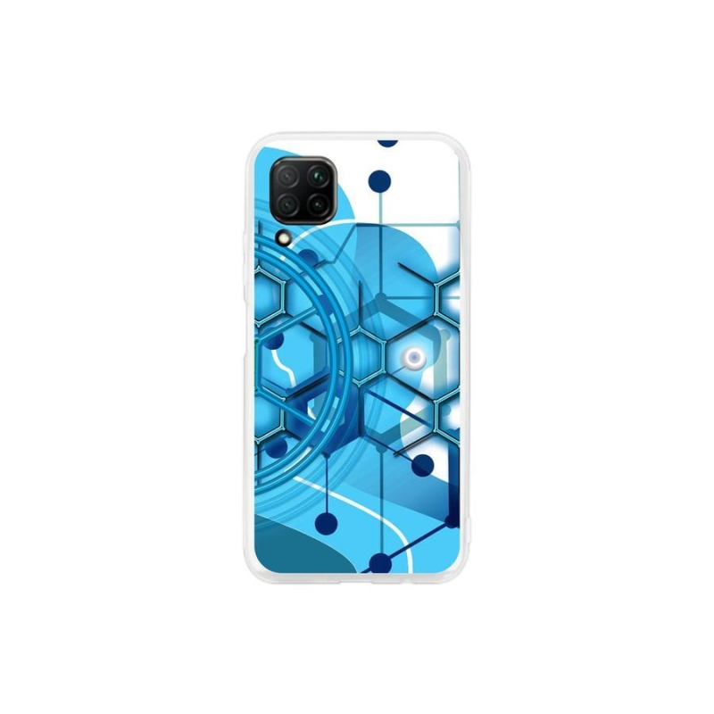 Gél tok mmCase a Huawei P40 Lite készülékhez - absztrakt minta 2