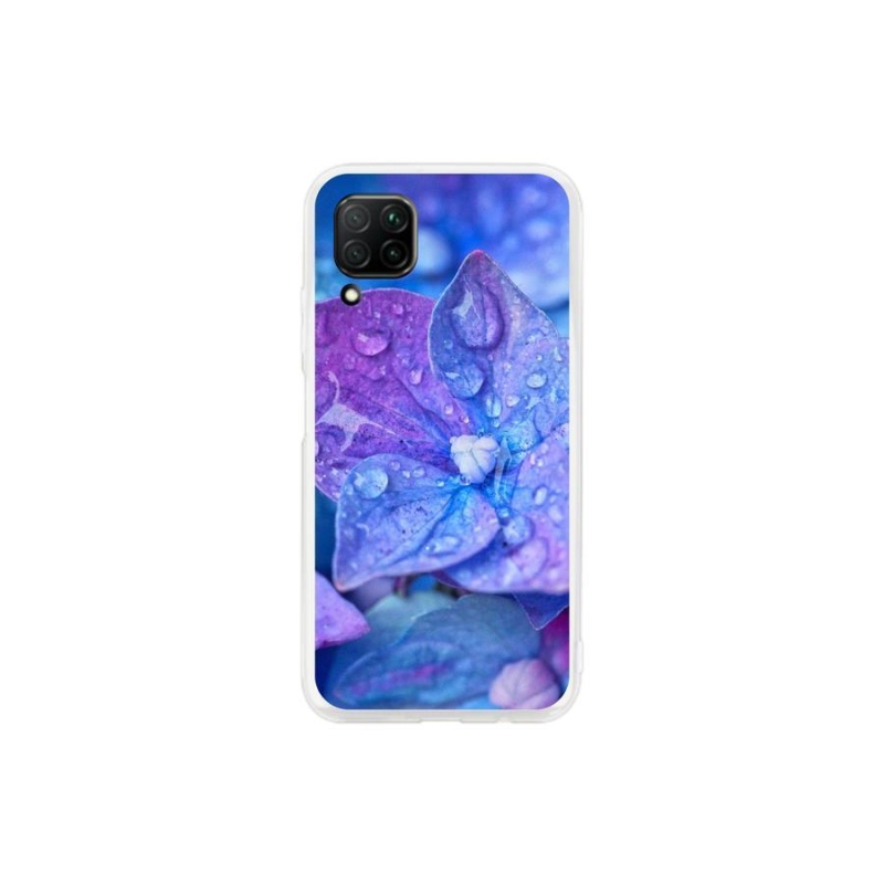 Gél tok mmCase a Huawei P40 Lite készülékhez - lila virág