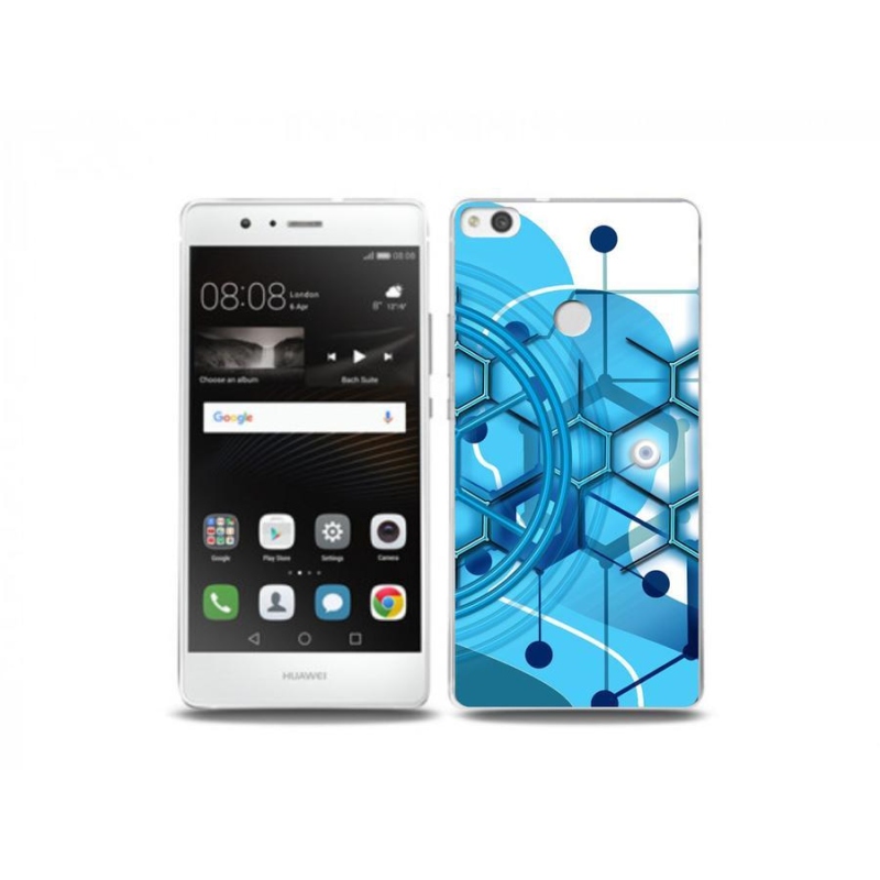 Gél tok mmCase a Huawei P9 Lite (2017) számára - absztrakt minta 2