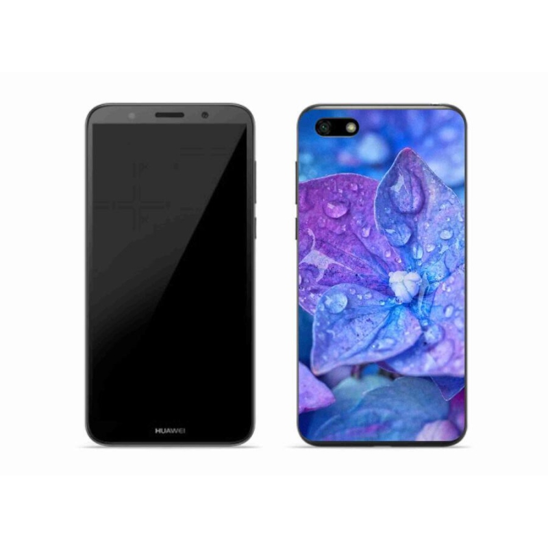 Gél tok mmCase a Huawei Y5 (2018) - lila virághoz