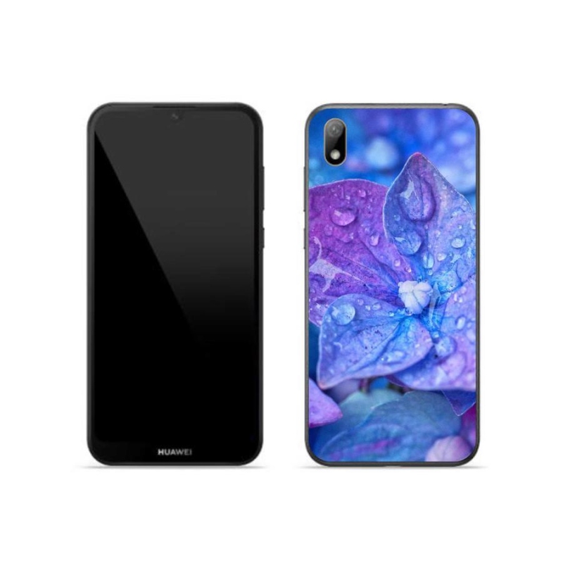 Gél tok mmCase a Huawei Y5 (2019) - lila virághoz