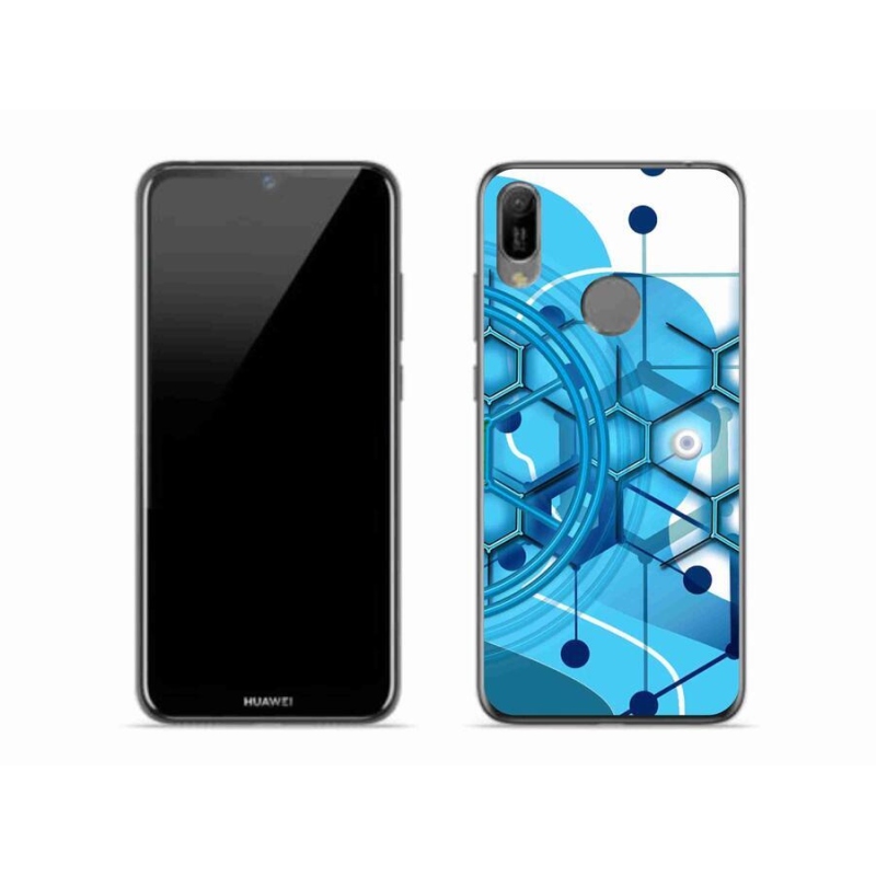 Gél tok mmCase a Huawei Y6 (2019) számára - absztrakt minta 2