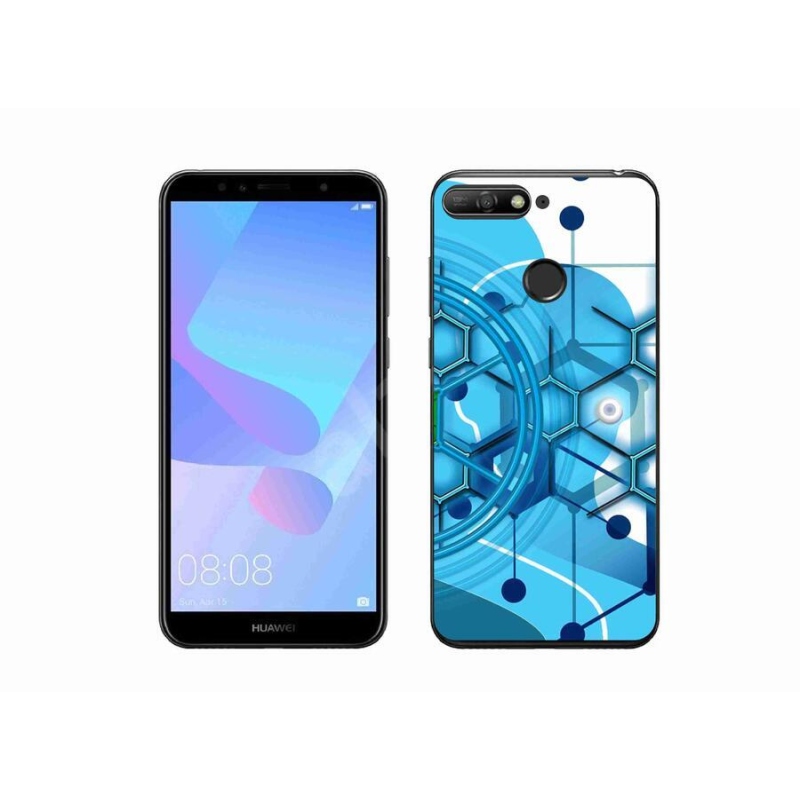 Gél tok mmCase a Huawei Y6 Prime 2018-hoz - absztrakt minta 2