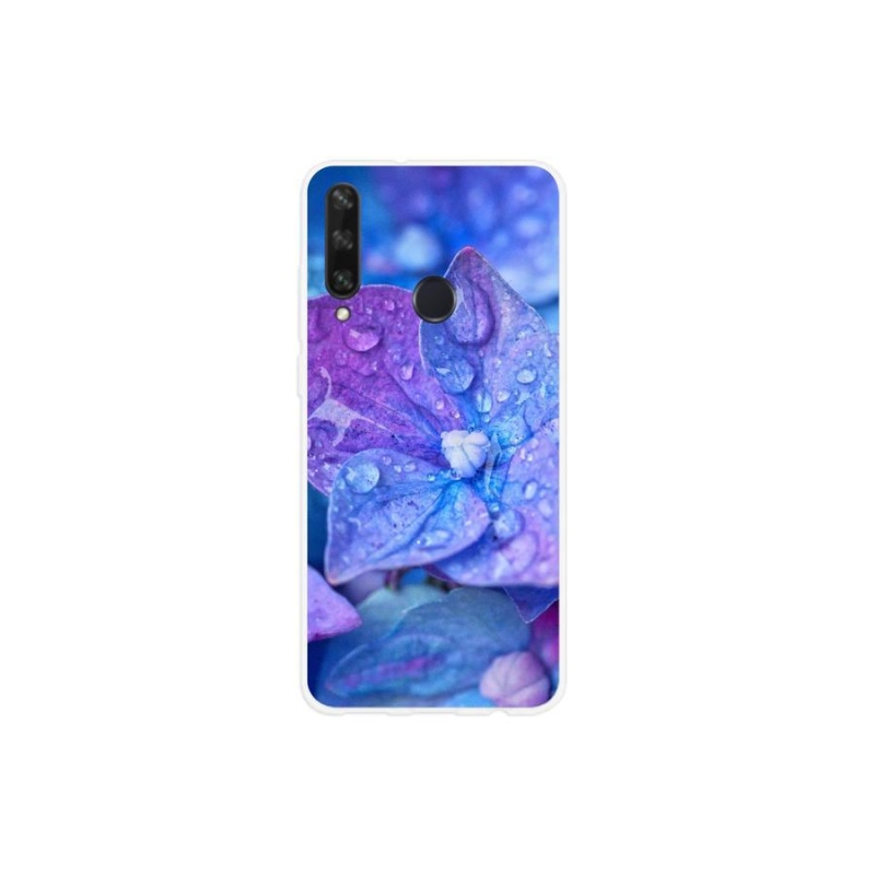 Gél tok mmCase a Huawei Y6p-hez - lila virág