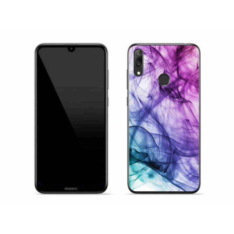 Gél tok mmCase a Huawei Y7 (2019) számára - absztrakt minta