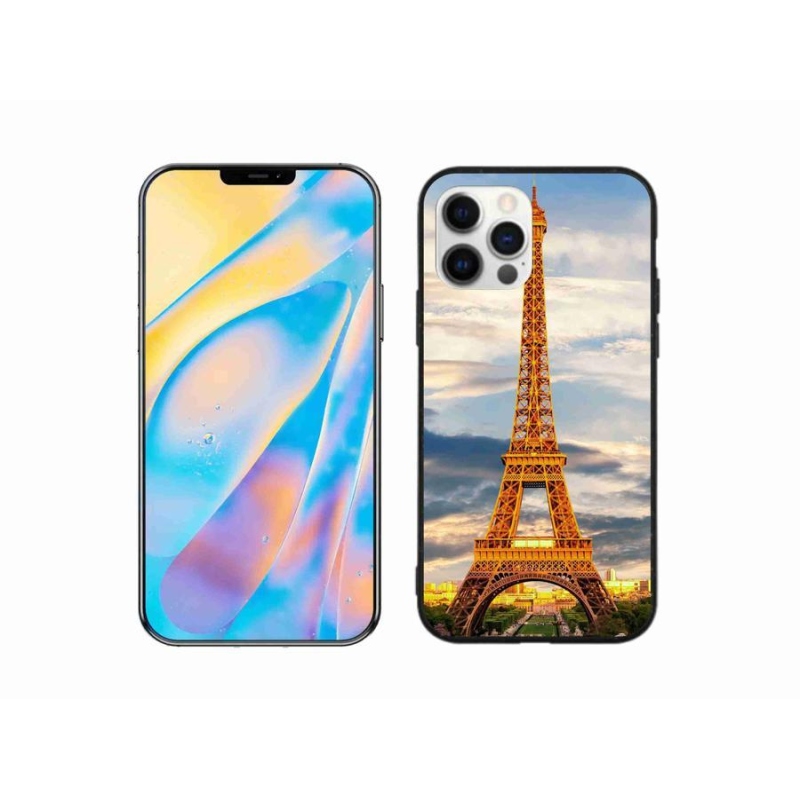 Gél tok mmCase iPhone 12 Pro készülékhez - eiffel-torony 3