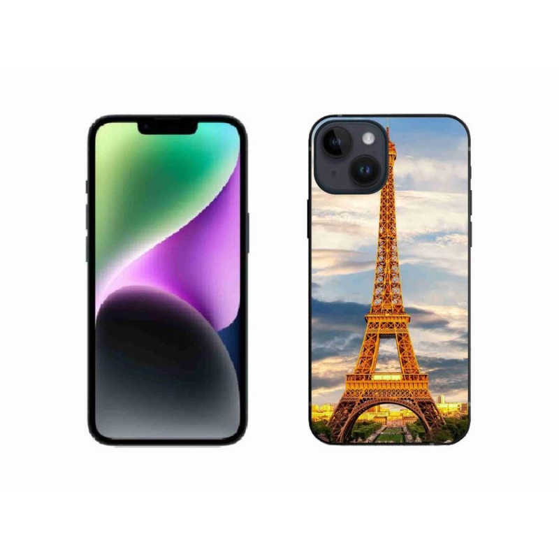 Gél tok mmCase iPhone 14 készülékhez - eiffel-torony 3