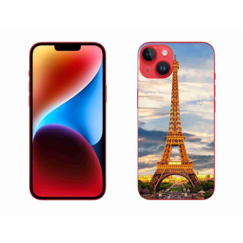 Gél tok mmCase iPhone 14 Plus készülékhez - eiffel-torony 3