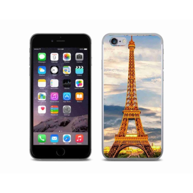 Gél tok mmCase iPhone 6/6S készülékhez - eiffel-torony 3