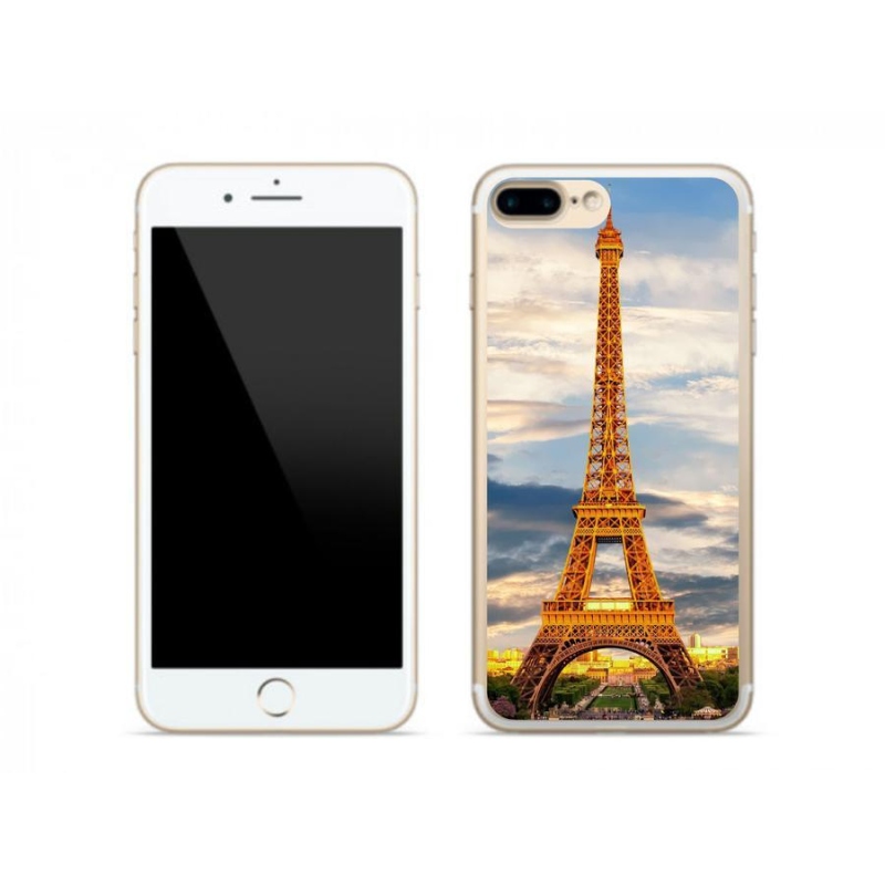 Gél tok mmCase iPhone 7 Plus készülékhez - eiffel-torony 3