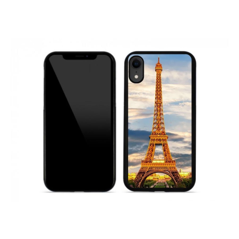Gél tok mmCase iPhone XR készülékhez - eiffel-torony 3