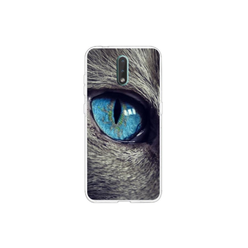 Gél tok mmCase a Nokia 2.3 készülékhez - kék macskaszem