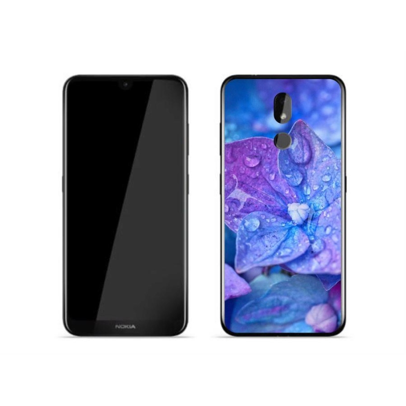 Gél tok mmCase a Nokia 3.2 készülékhez - lila virág
