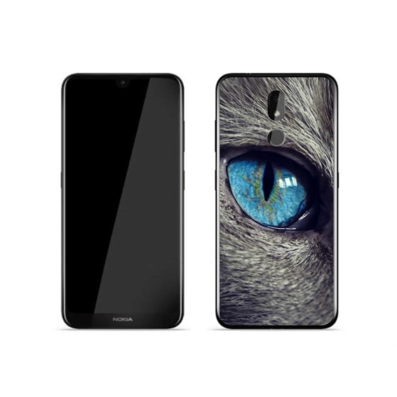 Gél tok mmCase a Nokia 3.2 készülékhez - kék macskaszem