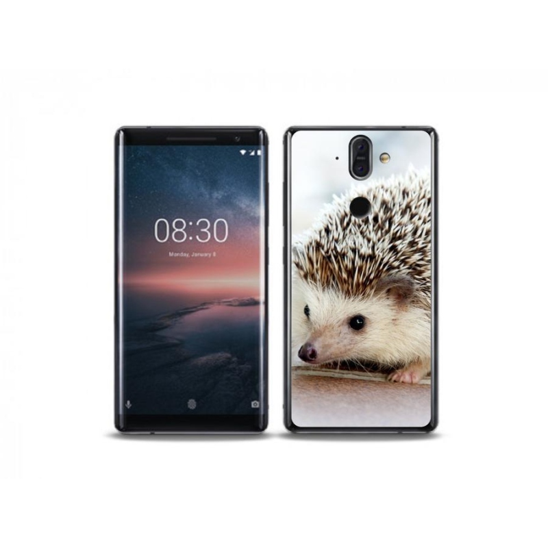 Gél tok mmCase a Nokia 8 Sirocco készülékhez - süni