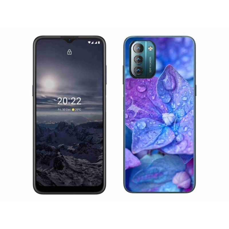 Gél tok mmCase a Nokia G11/G21 készülékhez - lila virág