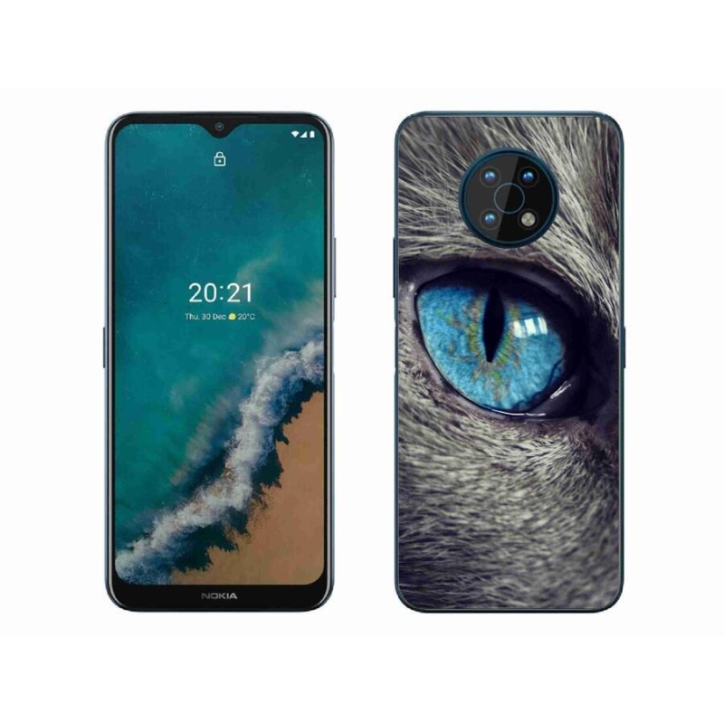 Gél tok mmCase a Nokia G50 készülékhez - kék macskaszem