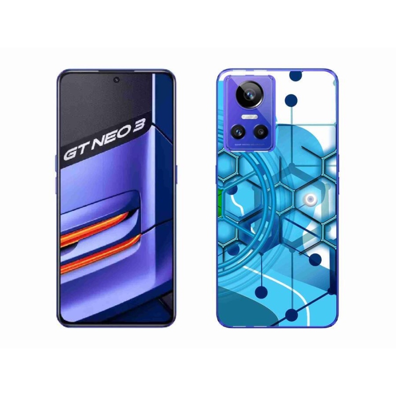 Gél tok mmCase a Realme GT Neo 3 készülékhez - absztrakt minta 2