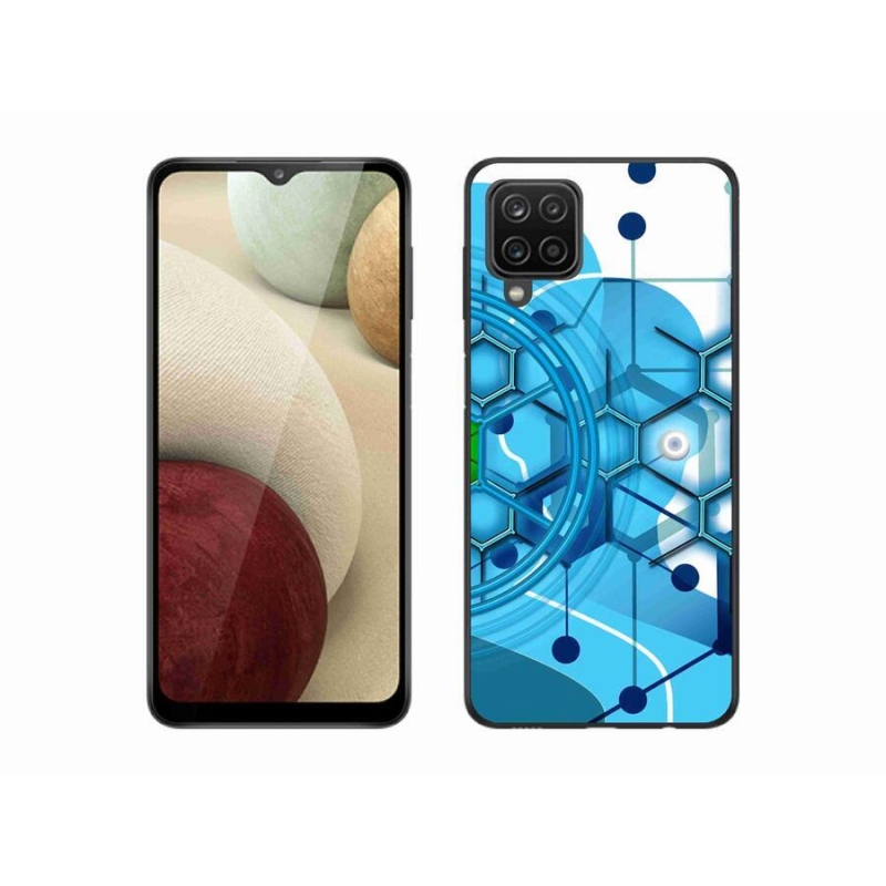 Gél tok mmCase Samsung Galaxy A12 készülékhez - absztrakt minta 2
