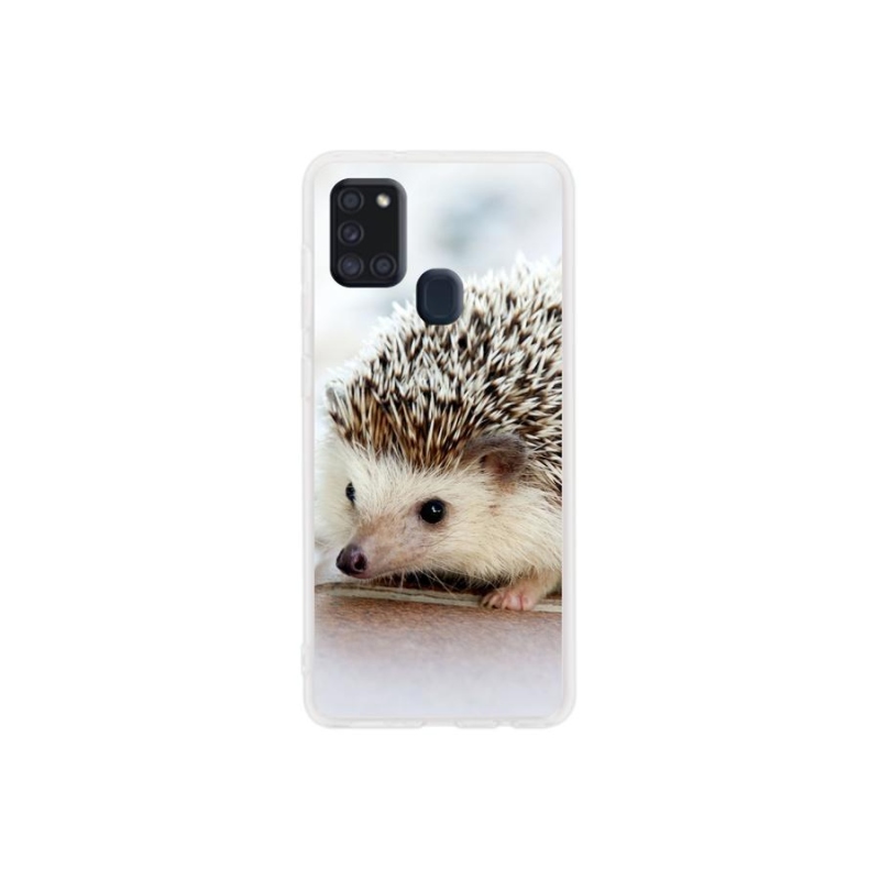 Gél tok mmCase Samsung Galaxy A21s készülékhez - sündisznó