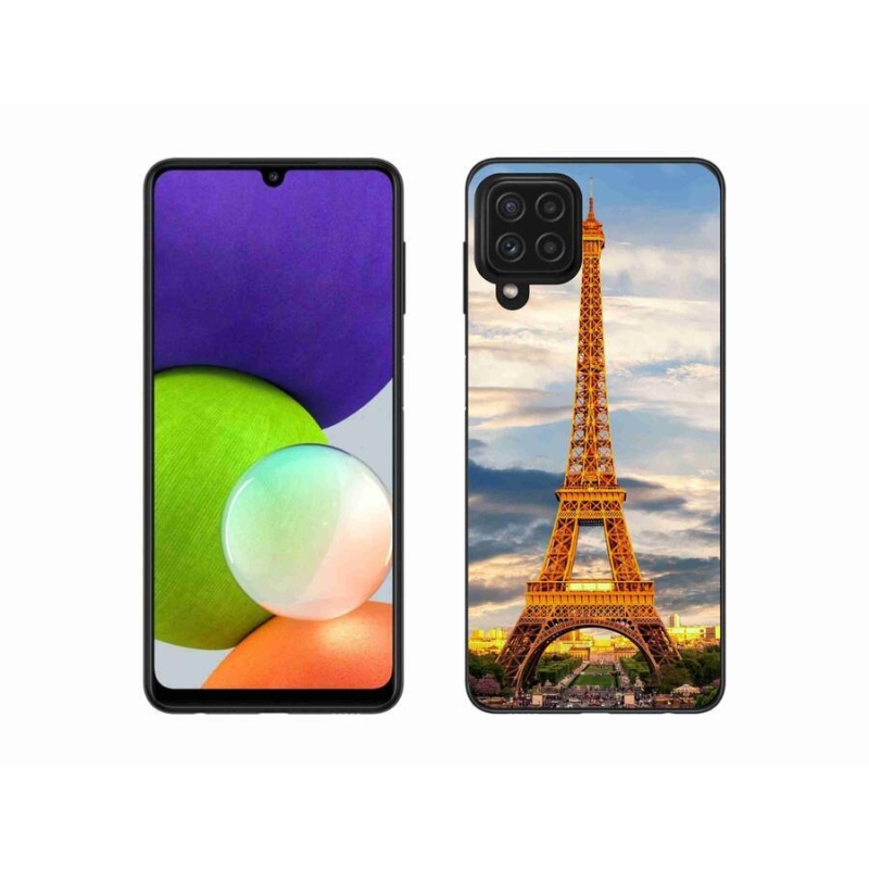 Gél tok mmCase Samsung Galaxy A22 4G - eiffel torony 3